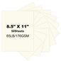 50 Sheets Cardstock Paper 8.5" x 11", 230gsm/ 85 Lb Heavyweight Cover Card Stock for Printer, DIY Crafts, Greeting Cards Making, Invitations, Scrapbooking, Drawing (Cream, 8.5"x11"/)