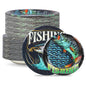 50 Pieces Gone Fishing Party Plates Little Fisherman Gone Fishing Themed Supplies Disposable Plates Fishing Birthday Party Dessert Dinner Plate for Ofishally One Birthday Decorations(7",9")