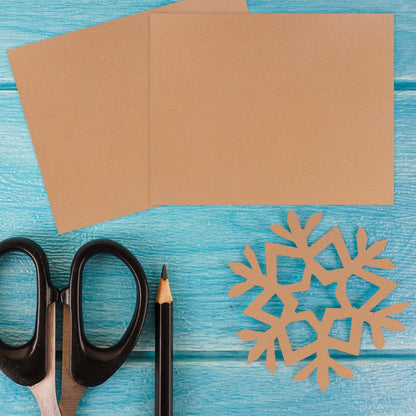 20 Sheets Cardstock Paper 8.5" x 11", 230gsm/ 85 Lb Heavyweight Cover Card Stock for Printer, DIY Crafts, Greeting Cards Making, Invitations, Scrapbooking, Drawing (Brown, 8.5"x11")